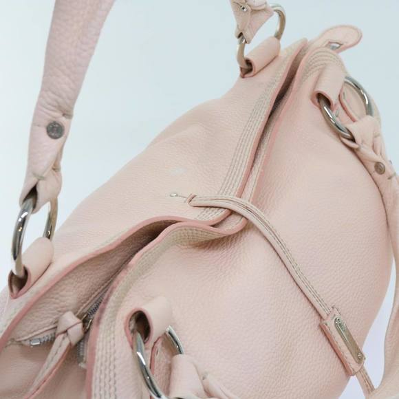 CELINE Hand Bag Leather Pink Auth 63531 - Picture 7 of 16